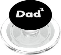 Dad² - Dad to the Power of 2 - Father of Two - Funny Saying PopSockets PopGrip for MagSafe
