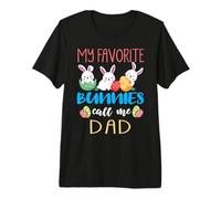 Dad Daddy Cute Bunny Egg Easter Day Happy Easter Sunday Premium T-Shirt