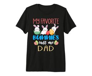 Dad Daddy Cute Bunny Egg Easter Day Happy Easter Sunday Premium T-Shirt
