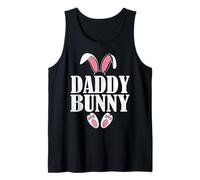 Dad Daddy Matching Family Daddy Bunny Easter Day Tank Top