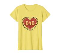 Dad: Daughter's First Love - Sentimental T-Shirt, Women, Lemon, M