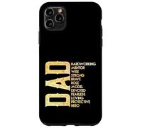 Dad Definition Hardworking Mentor Strong Protective Hero Case for iPhone 11 Pro Max
