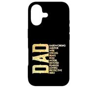Dad Definition Hardworking Mentor Strong Protective Hero Case for iPhone 17