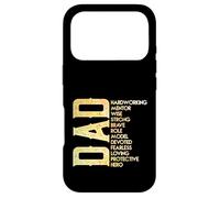Dad Definition Hardworking Mentor Strong Protective Hero Case for iPhone 17 Pro