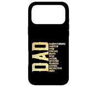 Dad Definition Hardworking Mentor Strong Protective Hero Case for iPhone 17 Pro Max