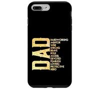 Dad Definition Hardworking Mentor Strong Protective Hero Case for iPhone 7 Plus/8 Plus
