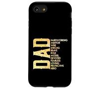 Dad Definition Hardworking Mentor Strong Protective Hero Case for iPhone SE (2020) / 7/8