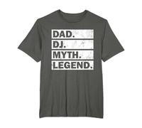 Dad DJ Myth Legend The MixFather Disc Jockey Music Player T-Shirt