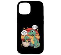 Dad Does God Exist Not Yet Dinosaur Humor Case for iPhone 15