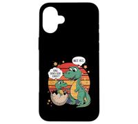 Dad Does God Exist Not Yet Dinosaur Humor Case for iPhone 16 Plus