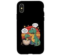 Dad Does God Exist Not Yet Dinosaur Humor Case for iPhone X/XS