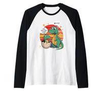 Dad Does God Exist Not Yet Dinosaur Humor Raglan Baseball Tee