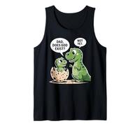 Dad Does God Exist Not Yet Dinosaur Humor Tank Top