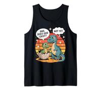 Dad Does God Exist Not Yet Dinosaur Humor Tank Top