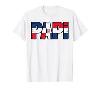 Dad Dominican Flag Proud Dad from The Caribbean Dad T-Shirt