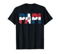Dad Dominican Flag Proud Dad from The Caribbean Dad T-Shirt