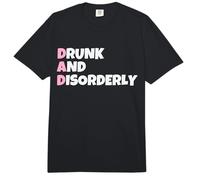 DAD Drunk and Disorderly - Dad Joke Present - Funny Drinking Comfort Colors Adult Heavyweight T-Shirt