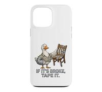 Dad Duck Goose If It's Broke Tape It Funny Father’s Day Case for iPhone 13 Pro Max