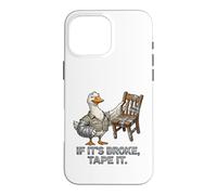 Dad Duck Goose If It's Broke Tape It Funny Father’s Day Case for iPhone 16 Pro Max
