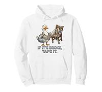 Dad Duck Goose If It's Broke Tape It Funny Father’s Day Pullover Hoodie