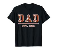 Dad Est 2001 Funny Sports Year Established Father Retro T-Shirt