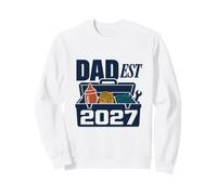 Dad Est 2027 New Father Baby Announcement Toolbox Theme Sweatshirt