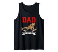 Dad Father's Day Bearded Dragons Costume Wild Animal Lover Tank Top
