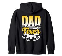 Dad Fixer Of All Things Handyman Repair Fixing Mr Fix It Zip Hoodie