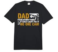 Dad Fixes Everything If Dad Can't No One Can Handyman Daddy Comfort Colors Adult Heavyweight T-Shirt