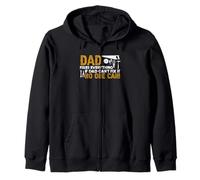 Dad Fixes Everything If Dad Can't No One Can Handyman Daddy Zip Hoodie