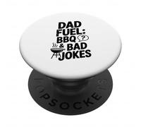 Dad Fuel: BBQ and Bad Jokes Master Grilling Champion PopSockets Adhesive PopGrip