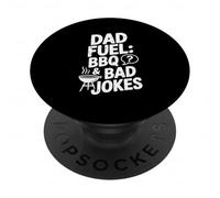 Dad Fuel: BBQ and Bad Jokes Master Grilling Champion PopSockets Adhesive PopGrip