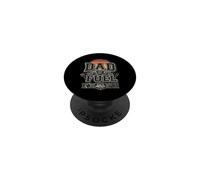 Dad Fuel Caffeine Fatherhood Legend Coffee Lover Retro PopSockets Adhesive PopGrip
