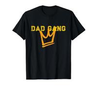 Dad Gang, Best Dad, Too Blessed to Be Stressed, Father's Day Value Graphic T-Shirt, Men, Black, L