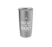 Dad Gas Silent But Dadly Premium Grade Stainless Steel Insulated Tumbler