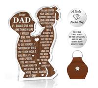 Dad Gifts From Daughter, Acrylic Plaque, Pocket Hug Token, Fathers Day Dad Gifts For Dads, Dad Birthday Gifts, Presents For Daddy On Christmas, Father's Day, Valentine's Day