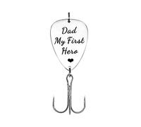 Dad Gifts from Kids Dad My First Hero Fishing Lure Christmas Birthday Gifts for Dad Thanksgiving Valentines Gifts Fishing Daddy Gifts from Daughter Son
