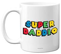 Dad Gifts - Itsa Me Daddio - Daddy Birthday Mug Present from Son Daughter, Fathers Day Mug Gifts, Christmas Day Dad Mug, Secret Santa Gift, 11oz Ceramic Dishwasher Safe Coffee Mugs Cup