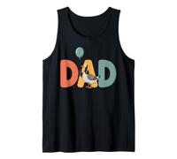 Dad Goose Balloon Funny Cute Father Animal Illustration Tank Top