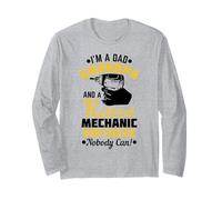 Dad Grandpa A Retired Mechanic If I Can't Fix It Nobody Can! Long Sleeve T-Shirt