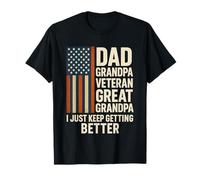 Dad Grandpa Veteran Great Grandpa T-Shirt