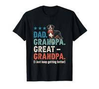 Dad Great Grandpa Better Father's Day Greater Swiss Mountain T-Shirt