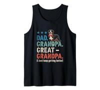 Dad Great Grandpa Better Father's Day Greater Swiss Mountain Tank Top