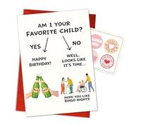 Dad Greeting Card, Sweet and Heartfelt Card for Father Daddy Papa, Appreciation Thank You Card for Dad from Daughter Son Kids, Love Message Card for Father Figure Grandpa Stepdad, Single 5.3'' x 8