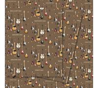 Dad Guitar Wrapping Paper - 2 Sheets of Guitar Giftwrap - 70x50cm - Father's Day or Dad Birthday Gift Wrap