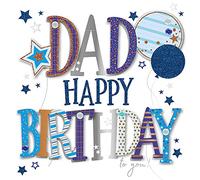 Dad Happy Embellished Birthday Greeting Card Talking Pictures Cards MWER0140/D