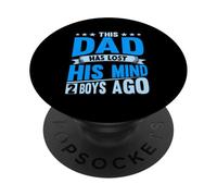 Dad Has Lost His Mind 2 Boys Ago Dad of Boys Father's Day PopSockets Adhesive PopGrip