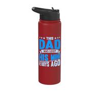 Dad Has Lost His Mind 3 Boys Ago Parenting Father's Day Stainless Steel Insulated Water Bottle