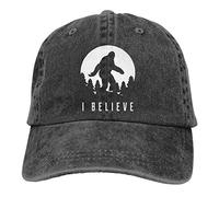 Dad Hat Bigfoot I Believe Sasquatch Peaked Caps Polyester Hip Hop Hat Fashion Outdoor Sports Cap for Hiking Farm Adult