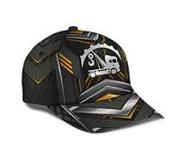 Dad Hat Tow Truck Red Carbon Iron Golf Ball Hat Outdoor Hats Adjustable Sport Cap for Women, Youth, Adult